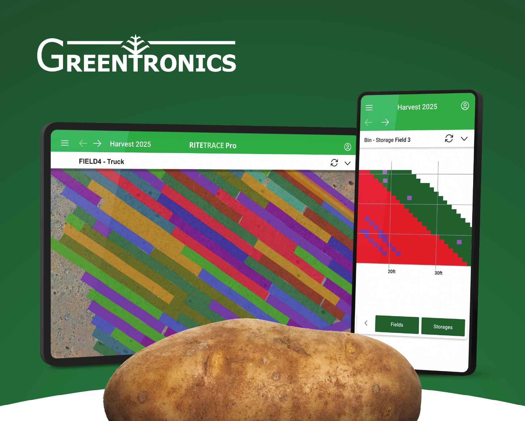 GreenTronics RiteTrace PRO field-to-storage traceability system