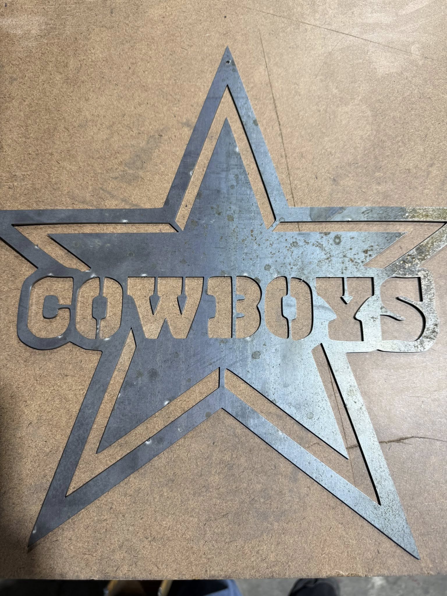 Unpainted Custom Metal Sign – Large (14”)